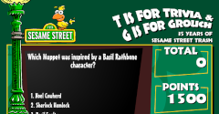 "T" is for Trivia & "G" is for Grouch - 35 Years of Sesame Street Trash - "T" is for Trivia & "G" is for Grouch - 35 Years of Sesame Street Trash